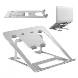 Podstawka pod laptop aluminiowa Ergo Office ER-416S Srebrna