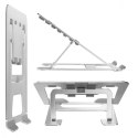 Podstawka pod laptop aluminiowa Ergo Office ER-416S Srebrna