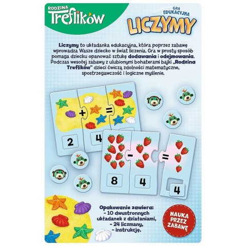 Gra liczymy Rodzina Treflików Gra liczymy Rodzina Treflików