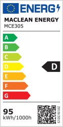 Żarówka LED E40 95W 230V Zimna biała 6500K 13000LM MCE305 CW