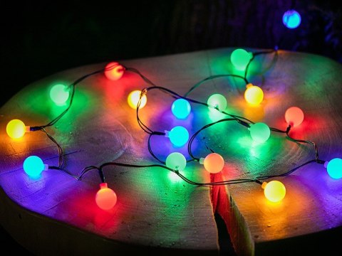 Girlanda ogrodowa solarna kolorowa 30LED Girlanda ogrodowa solarna kolorowa 30LED