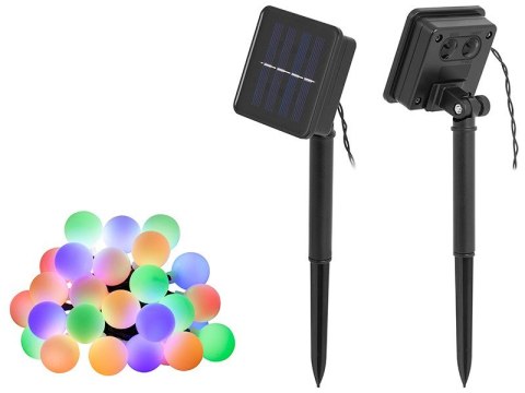 Girlanda ogrodowa solarna kolorowa 30LED Girlanda ogrodowa solarna kolorowa 30LED