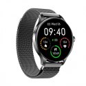 Smartwatch Classy czarny stalowy