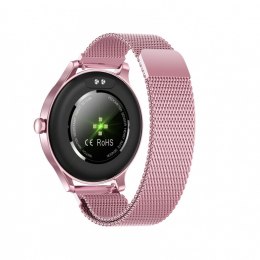Smartwatch Classy różówy stalowy