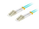 Patchcord światłowodowy Mm Lc/Upc-Lc/Upc Duplex 3.0mm 2m Aqua