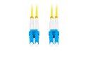 Patchcord światłowodowy Sm Lc/Upc-Lc/Upc Duplex 3.0Mm 1M żółty