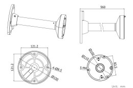Uchwyt sufitowy do kamer DS-1271ZJ-110