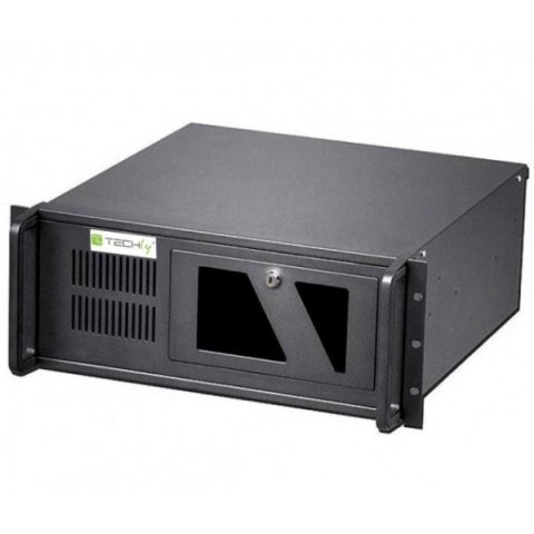 Obudowa PC ATX Rack 19 cali 4U, czarna Obudowa PC ATX Rack 19 cali 4U, czarna