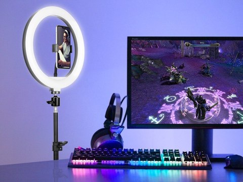 Lampa pierścieniowa Ring 30 cm ze statywem Lampa pierścieniowa Ring 30 cm ze statywem