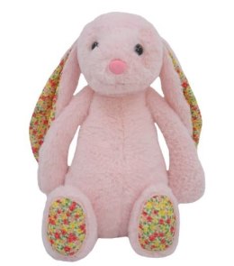 Maskotka Króliczek Michaś różowy 35 cm