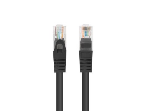 Patchcord kat. 6 UTP 1m 10-pack fluke passed czarny Patchcord kat. 6 UTP 1m 10-pack fluke passed czarny