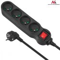 Listwa zasilająca 4g 1,4m MCE180 2300W czarna