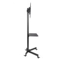 Stolik/wózek na kółkach + uchwyt do TV 23-55" 25 kg S-09