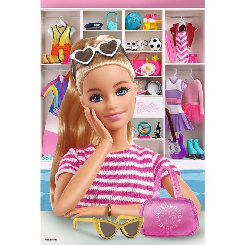 Puzzle 100 elementów Poznaj Barbie Puzzle 100 elementów Poznaj Barbie
