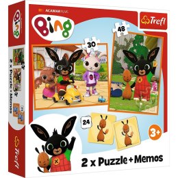 Puzzle 2w1 memos Bing z przyjaciółmi