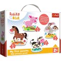 Układanka Baby Classic Na farmie Bobaski i Miś