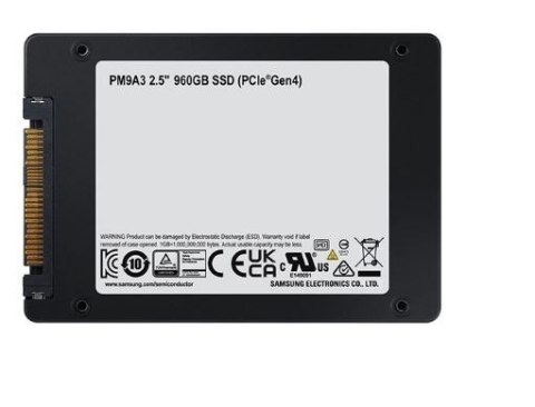 Dysk SSD PM9A3 U.2 DCT 3840 GB MZQL23T8HCLS-00W07 NVMe Dysk SSD PM9A3 U.2 DCT 3840 GB MZQL23T8HCLS-00W07 NVMe