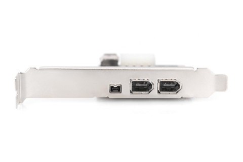 Karta (Kontroler) Firewire (400) PCI Exp., 2xZew. 1xZew.(Mini) IEEE1394a 6pin+Mini,Low Profile,VT6308P Karta (Kontroler) Firewire (400) PCI Exp., 2xZew. 1xZew.(Mini) IEEE1394a 6pin+Mini,Low Profile,VT6308P