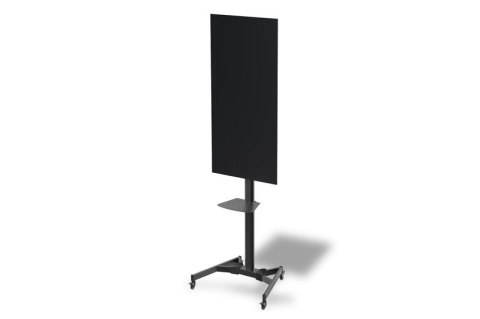 Stojak mobilny pojedynczy z półką, 1xLCD, max. 70", max. 50kg, VESA max. 600x400 pivot Stojak mobilny pojedynczy z półką, 1xLCD, max. 70", max. 50kg, VESA max. 600x400 pivot