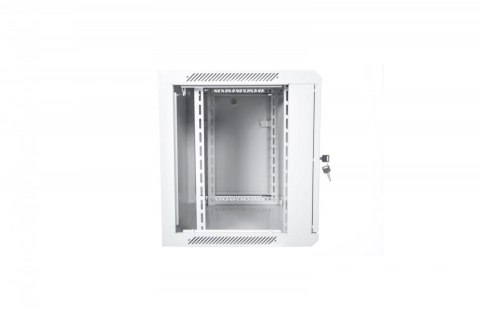 Szafa krosowa wisząca 19 cali 12U rack 600x600, drzwi pełne, niedzielona, złożona, nośność 60kg, Szara Szafa krosowa wisząca 19 cali 12U rack 600x600, drzwi pełne, niedzielona, złożona, nośność 60kg, Szara