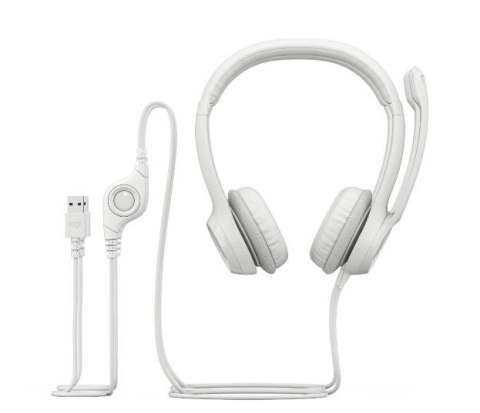 Zestaw słuchawkowy H390 Off-White 981-001286 Zestaw słuchawkowy H390 Off-White 981-001286