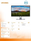 Monitor UP3218KA 31.5 cala LED 8K/7680x4320/16:9/DP/USB