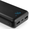 Powerbank 20 000 mAh 2x USB wyświetlacz LED