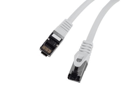 Patchcord kat.8.1 S/FTP LSZH CU 0.25m fluke passed szary Patchcord kat.8.1 S/FTP LSZH CU 0.25m fluke passed szary