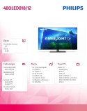 Telewizor 48 cali OLED 48OLED818/12