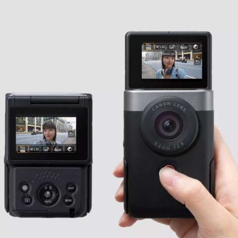 Zaawansowany zestaw do vlogowania PowerShot V10 Advanced Vlogging srebrny 5946C005 Zaawansowany zestaw do vlogowania PowerShot V10 Advanced Vlogging srebrny 5946C005