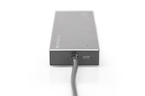 HUB/Koncentrator 7-portowy USB 3.0 SuperSpeed, aktywny, aluminium HUB/Koncentrator 7-portowy USB 3.0 SuperSpeed, aktywny, aluminium