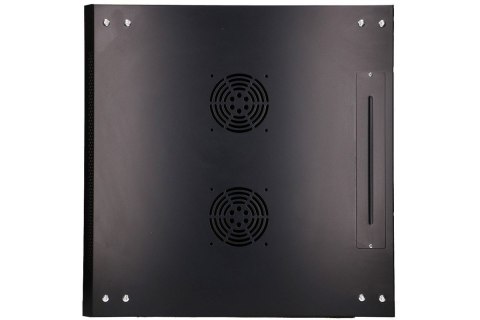 Szafka wisząca rack 4U 600x600 czarna szklane drzwi Szafka wisząca rack 4U 600x600 czarna szklane drzwi