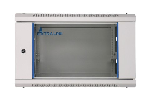 Szafka wisząca rack 4U 600x600 szara szklane drzwi Szafka wisząca rack 4U 600x600 szara szklane drzwi