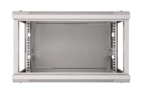 Szafka wisząca rack 4U 600x600 szara szklane drzwi Szafka wisząca rack 4U 600x600 szara szklane drzwi