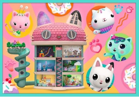 Puzzle 10w1 W świecie Gabi Gabby Dollhouse Puzzle 10w1 W świecie Gabi Gabby Dollhouse