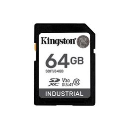 Karta pamięci SD 64GB Industrial C10 UHS-I U3 V30 A1 pSLC