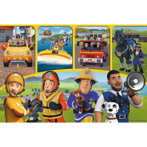 Puzzle 24 elementy Maxi Strażak Sam i przyjaciele Puzzle 24 elementy Maxi Strażak Sam i przyjaciele