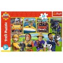 Puzzle 24 elementy Maxi Strażak Sam i przyjaciele