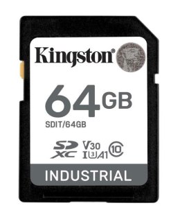 Karta microSD 64GB CL10 UHS-I Industrial bez adaptera