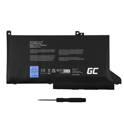 Bateria DJ1J0 11,4V 2700mAh do Dell Latitude 7280 7290 7380 7390 Bateria DJ1J0 11,4V 2700mAh do Dell Latitude 7280 7290 7380 7390
