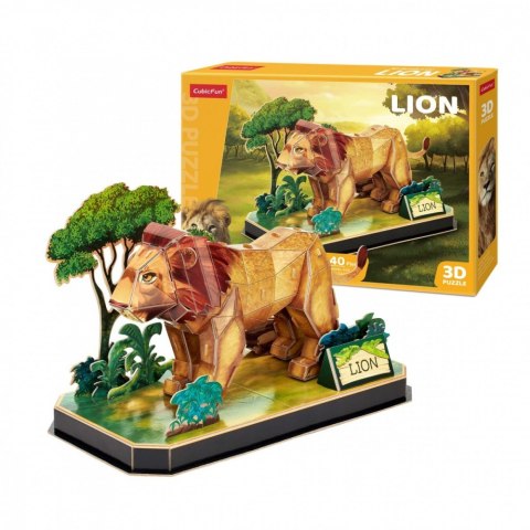 Puzzle 3D Zwierzęta - Lew Puzzle 3D Zwierzęta - Lew