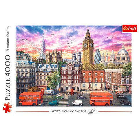 Puzzle 4000 elementów Spacer po Londynie Puzzle 4000 elementów Spacer po Londynie