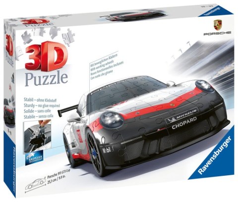 Puzzle 108 elementów 3D Pojazdy Porsche 911 GT3 Cup Puzzle 108 elementów 3D Pojazdy Porsche 911 GT3 Cup