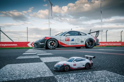 Puzzle 108 elementów 3D Pojazdy Porsche 911 GT3 Cup Puzzle 108 elementów 3D Pojazdy Porsche 911 GT3 Cup