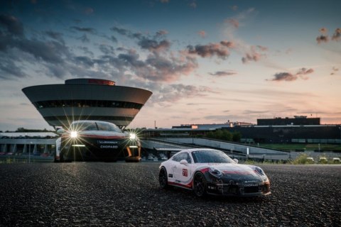 Puzzle 108 elementów 3D Pojazdy Porsche 911 GT3 Cup Puzzle 108 elementów 3D Pojazdy Porsche 911 GT3 Cup