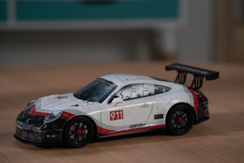 Puzzle 108 elementów 3D Pojazdy Porsche 911 GT3 Cup Puzzle 108 elementów 3D Pojazdy Porsche 911 GT3 Cup