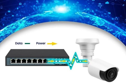Przełącznik Ceres EX-SF1008P 8 portów 10-100Mbps Przełącznik Ceres EX-SF1008P 8 portów 10-100Mbps