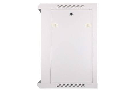 Szafka wisząca rack 12U 600x600 szara szklane drzwi Szafka wisząca rack 12U 600x600 szara szklane drzwi