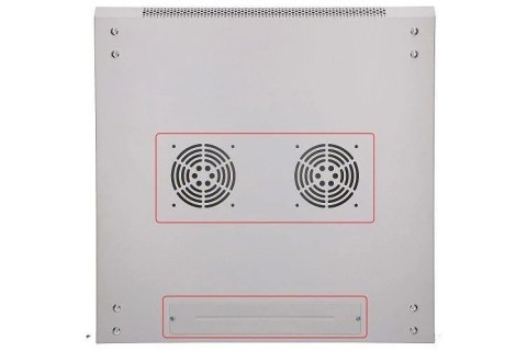 Szafka wisząca rack 12U 600x600 szara szklane drzwi Szafka wisząca rack 12U 600x600 szara szklane drzwi