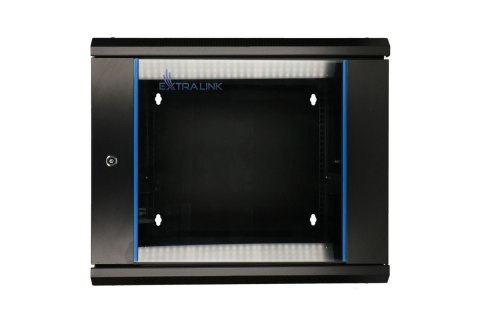 Szafka wisząca rack 6U 600x600 czarna dwusekcyjna Szafka wisząca rack 6U 600x600 czarna dwusekcyjna